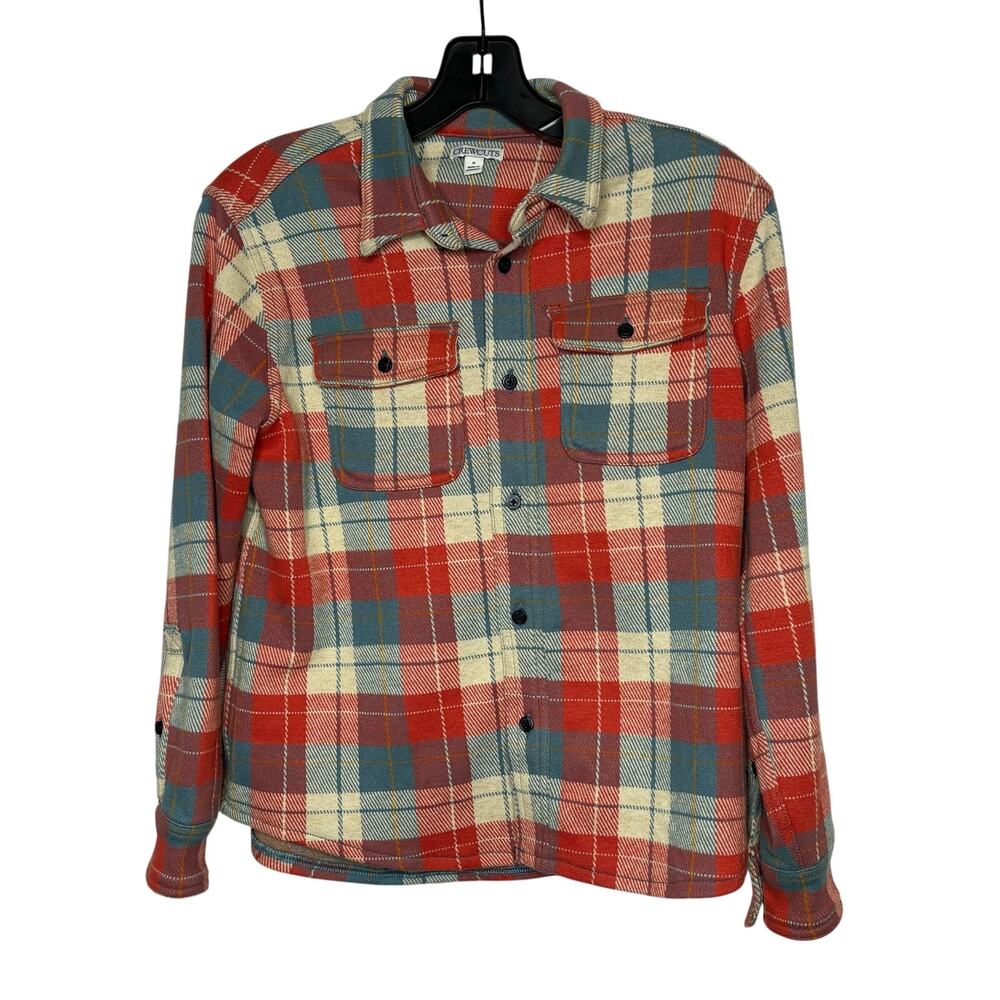 Crewcuts Boys Fall Autumn Flannel Button Down Lumberjack Plaid Shirt Size 12